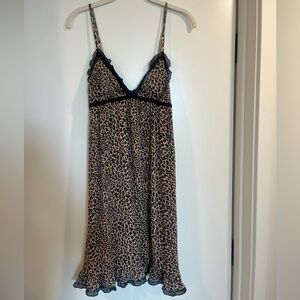 Cheetah slip dress or nightgown